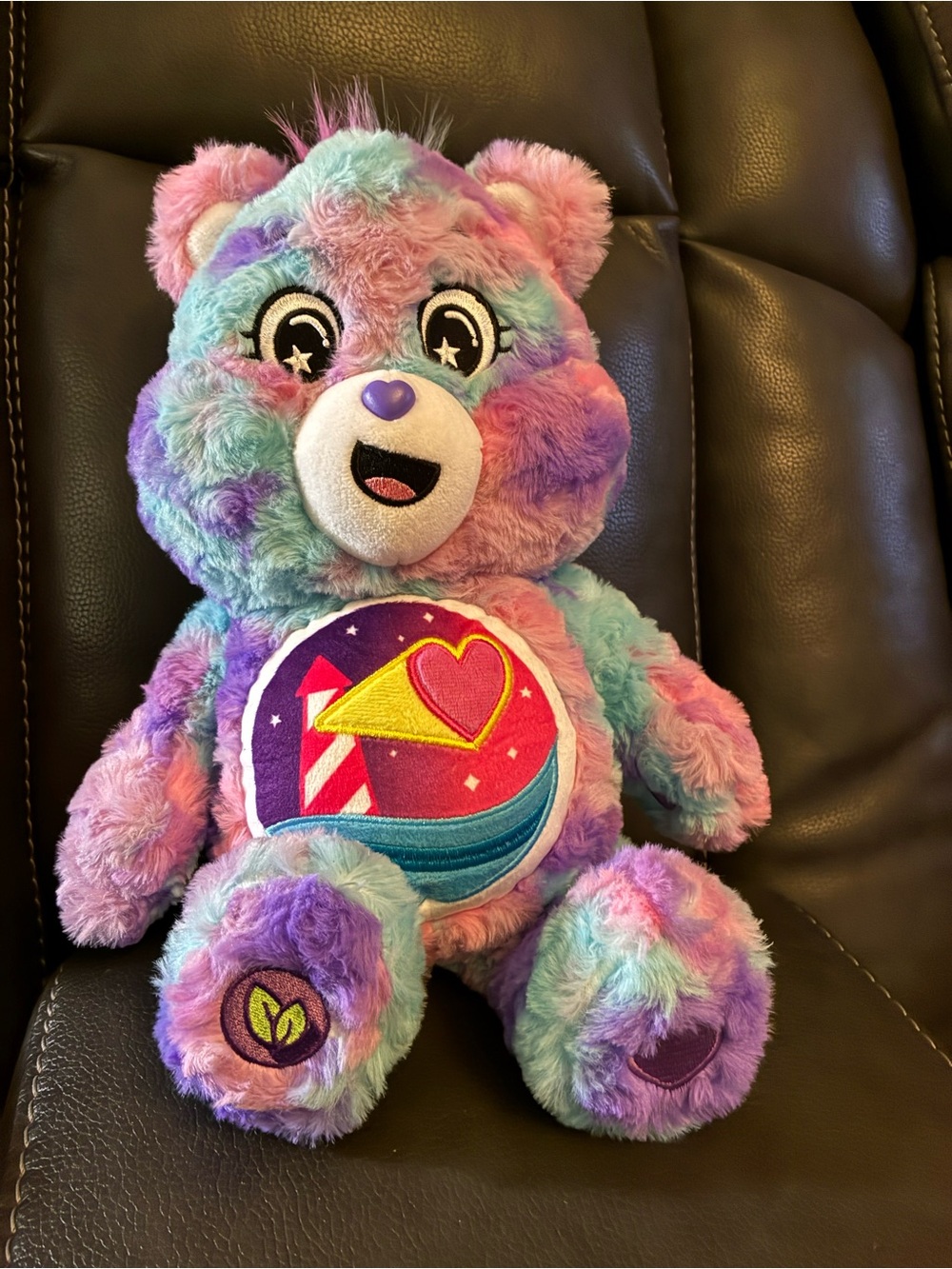 Care Bears Color Splash “Love Shine Bear” Plush Toy - 14” Tall